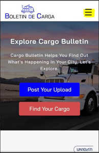 Menú móvil tres líneas